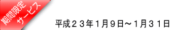 限定期間サービス